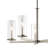 Crosby 5-Light Brushed Nickel Chandelier with Clear Glass Shades-586300347