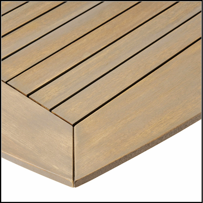 Table de salle à manger d'extérieur extensible en bois d'acacia pour des sièges polyvalents et des rassemblements extérieurs élégants