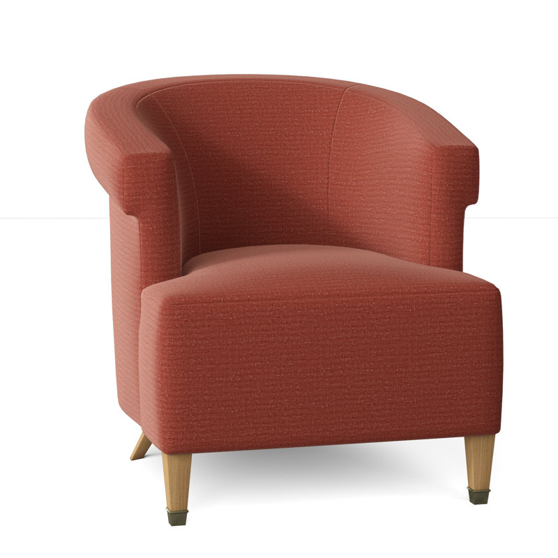 Madame 30.5" Wide Armchair, Elise Flax, Amber