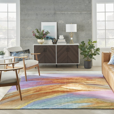 Cayl Wool Hand Woven Area Rug