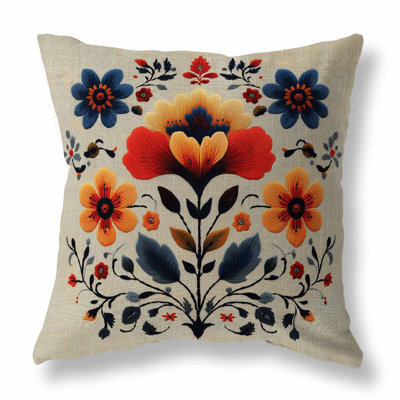 Rajasthan Bloom Indoor/Outdoor Pillow