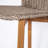 Teak Finished Outdoor Wicker Bar Stool(Set Of 2)-340760419