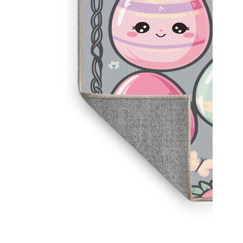Le tapis des Fêtes de Pâques Printemps Aisle®, Rectangulaire 7 pi x 10 pi