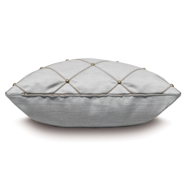 Vionnet Square Pillow Cover & Insert, Faux Down