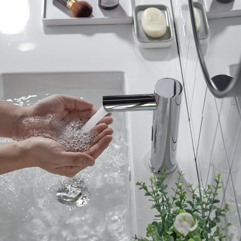 Touchless Hands-Free Sensor Bathroom Sink Faucet, Chrome