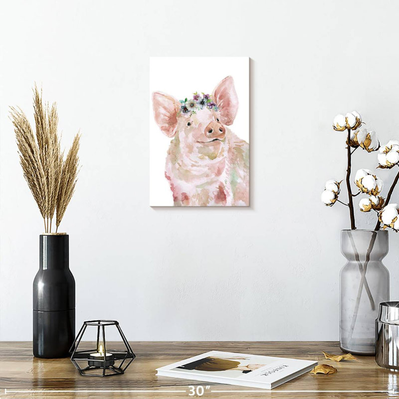 Cochon Brampt, H 12 po x l 8 po