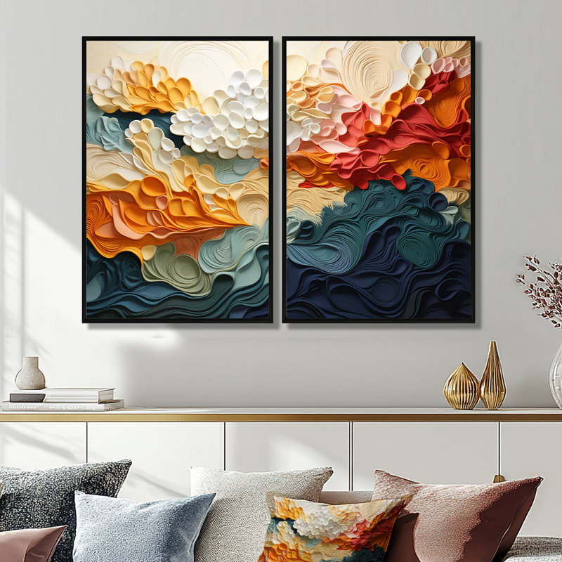 Cibis Biomorphism Organic Forms VI - Biomorphism, grandes impressions sur toile, Black, 36" H x 48" W