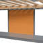 Lit mezzanine avec bureau et tableau d'écriture, lit mezzanine en bois avec bureau et armoire à 2 tiroirs-69793085-69793087