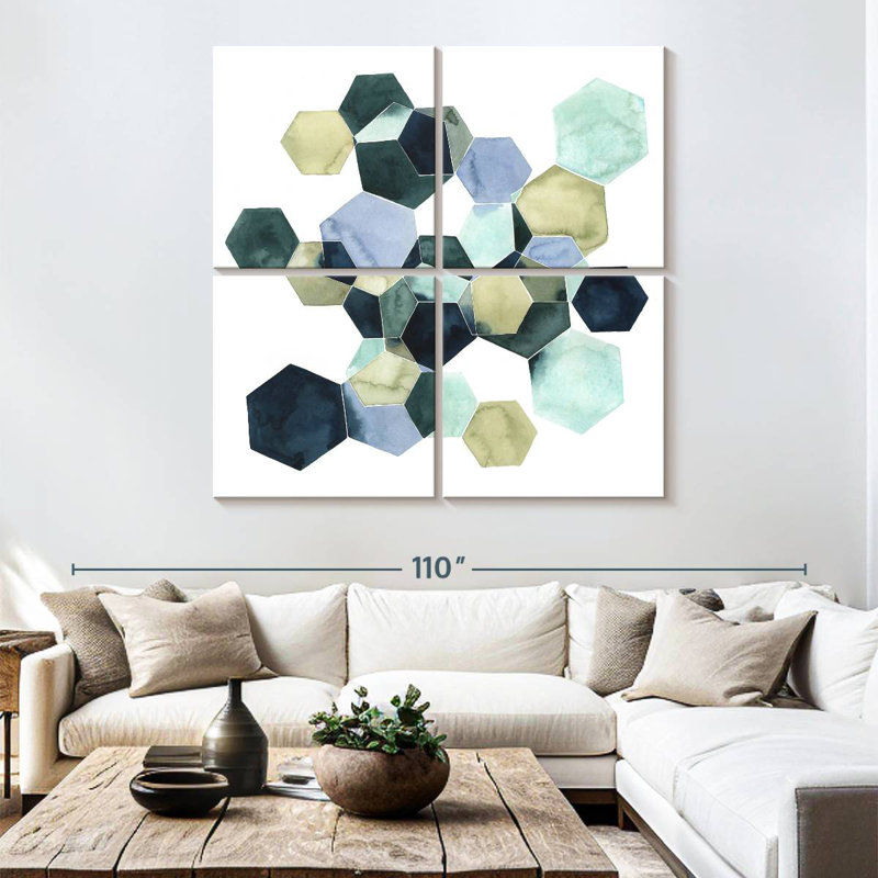 Crystallize I, 74" H x 74" W