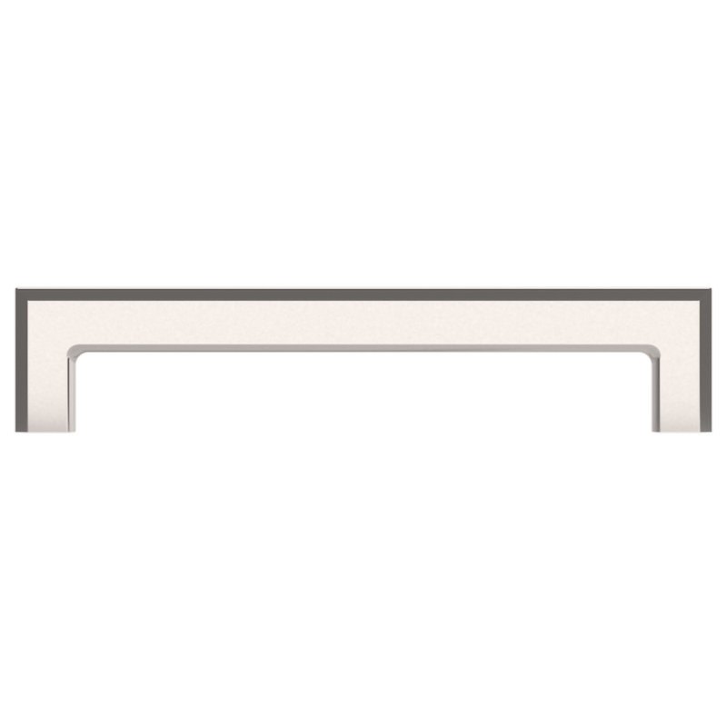4413 Bevel Pull, 6" CTC, Polished Nickel