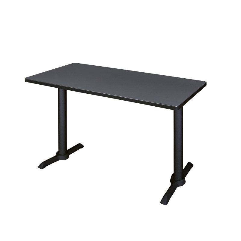 Base et table de formation Cain, H 29 po x L 48 po x l 24 po, Noir, Gris entreprise