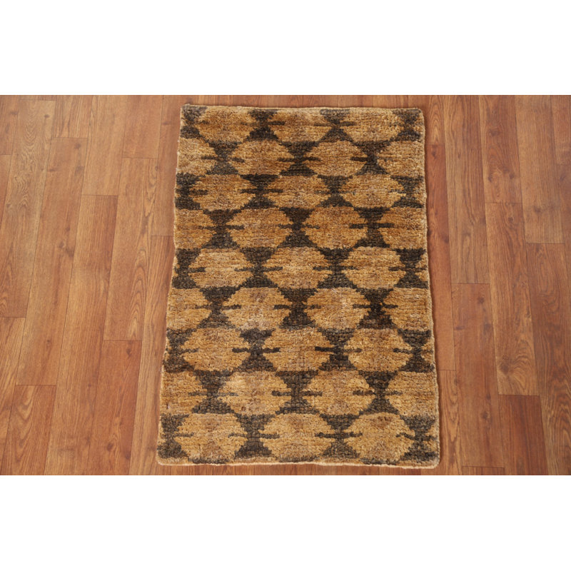 Tapis marocain entièrement fabriqué à la main 2 x 3
