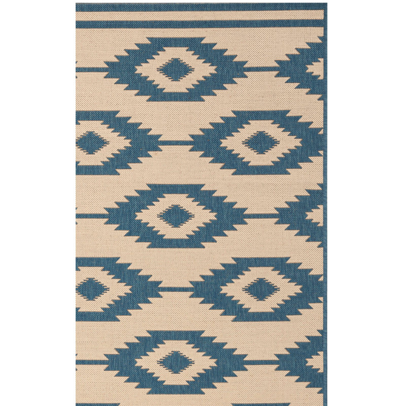 Tapis intérieur / extérieur Devito Southwestern, Carré 6 pi 7 po