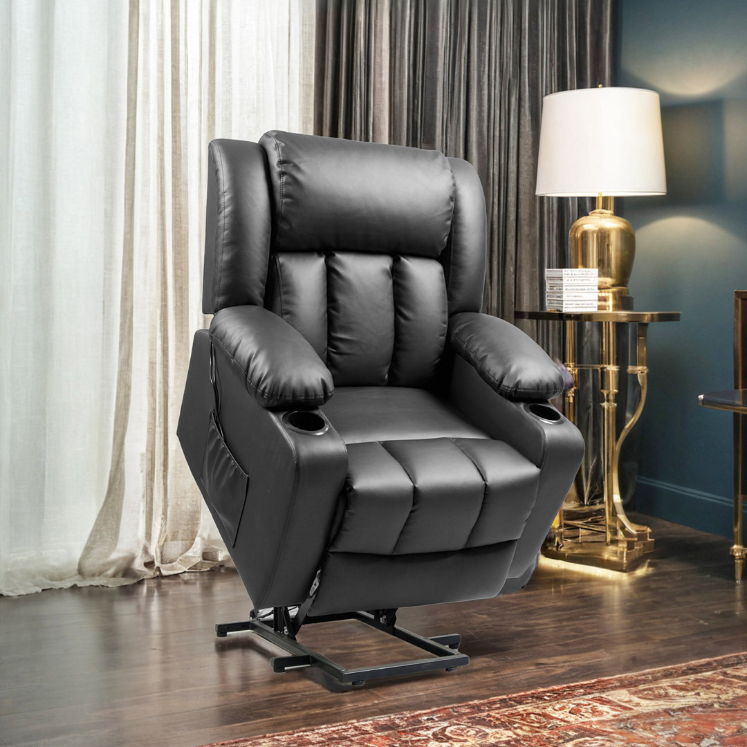Power Lift Recliner Chair For Elderly Latitude Run® Upholstery