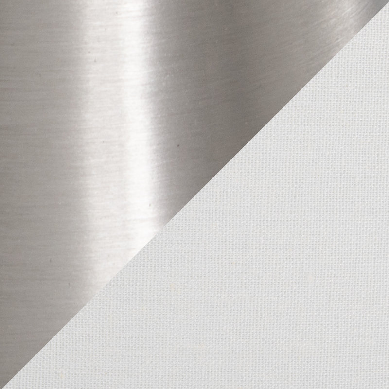 Ensemble de lampes de table standard 29,5 po Calesha, Lin blanc cassé, Nickel brossé