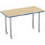 Table rectangulaire d'activité rectangulaire avec pieds réglables-49447499-99105923-124943179