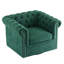 Fauteuil club pivotant Chesterfield