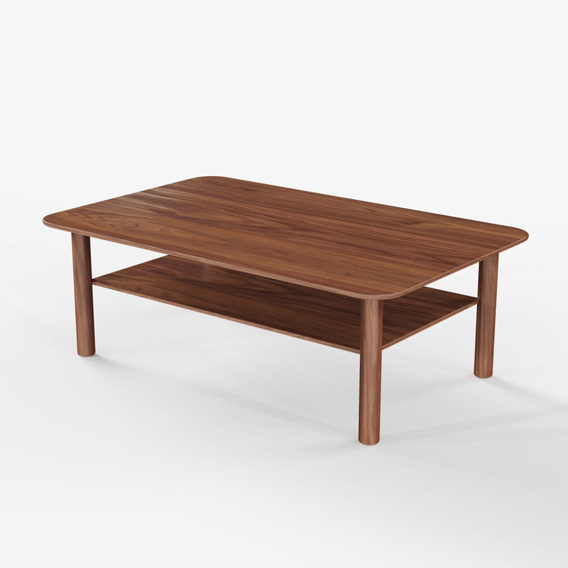 Port Rectangular Coffee Table, Walnut