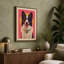 Bold Collie Portrait Pop Art - Wrapped Canvas-1192716317-1192716306