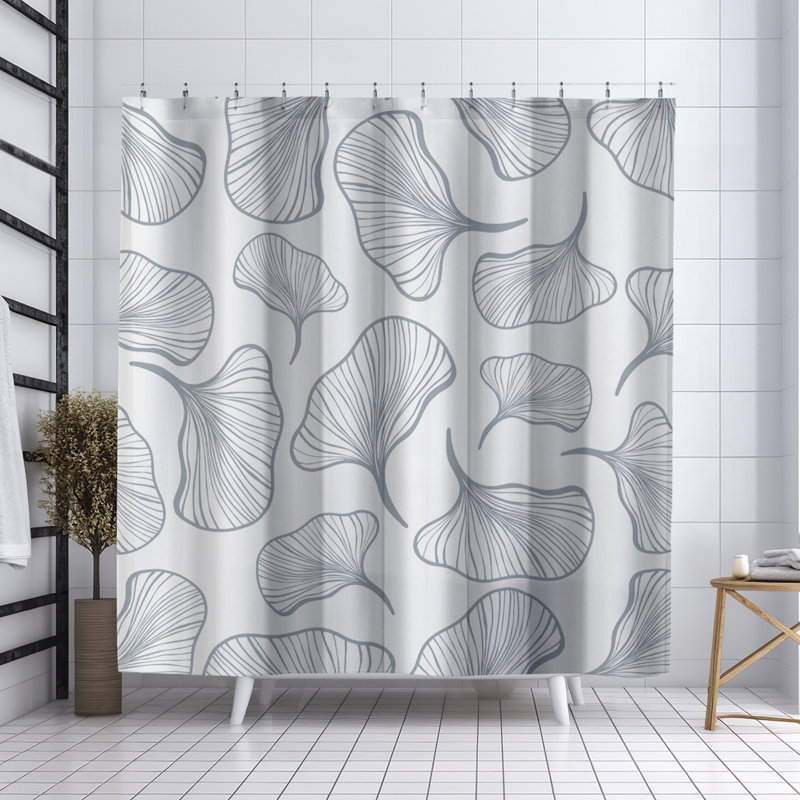 Coco Shower Curtain, Gray