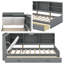 Lit plateforme tapissier multifonctionnel avec tablettes et 2 tiroirs-1782803118-1782803119