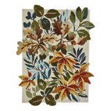 Wool Floral Area Rug