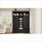 Hall Tree, 78.7'H Modern Entryway Storage with Bench, 5 Cubbies, 4 Doors, 5 Drawers | MDF | Coat Racks-478427008