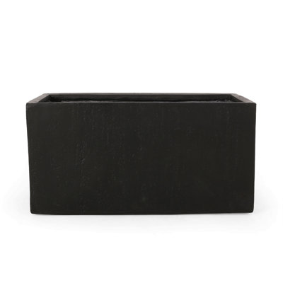 OUTDOOR LARGE SQUARE MGO PLANTER