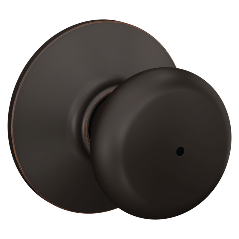 Plymouth Bed and Bath Knob, Aged Bronze