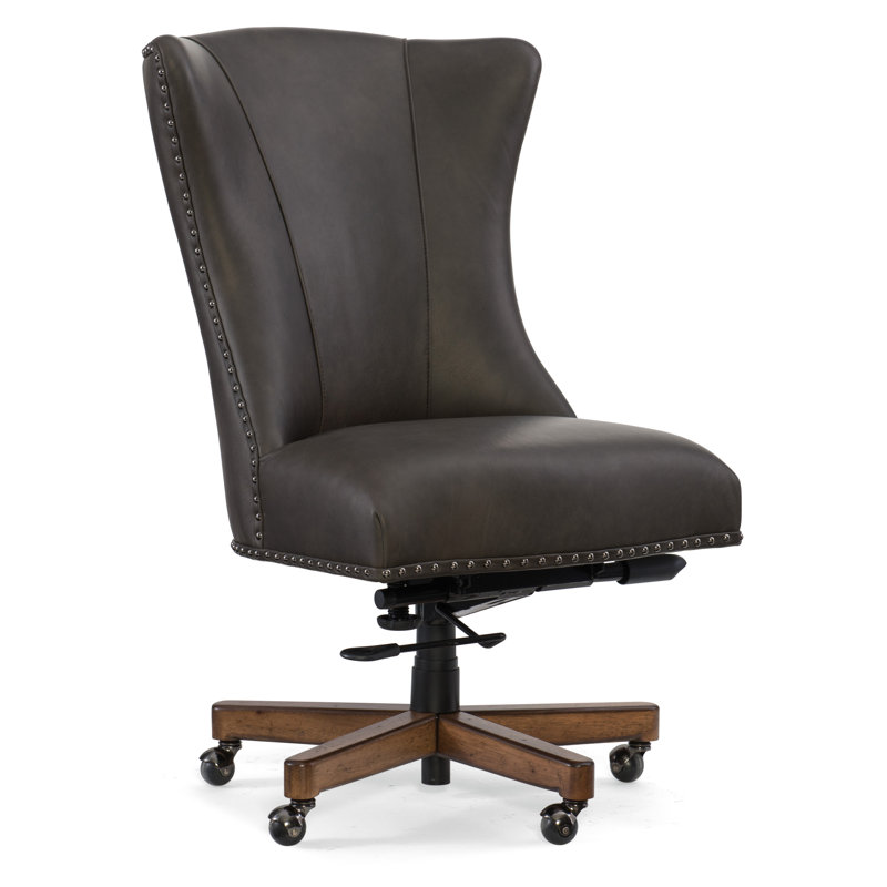 Fauteuil de direction pivotant et inclinable Lynn, Brun
