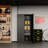 Jugoslav 32'' Wide 4 - Shelf Storage Cabinet-1875896222