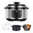 Geek Chef  12 In 1 Electric 8 Quart Oval Pressure Cooker Pot With LCD Display