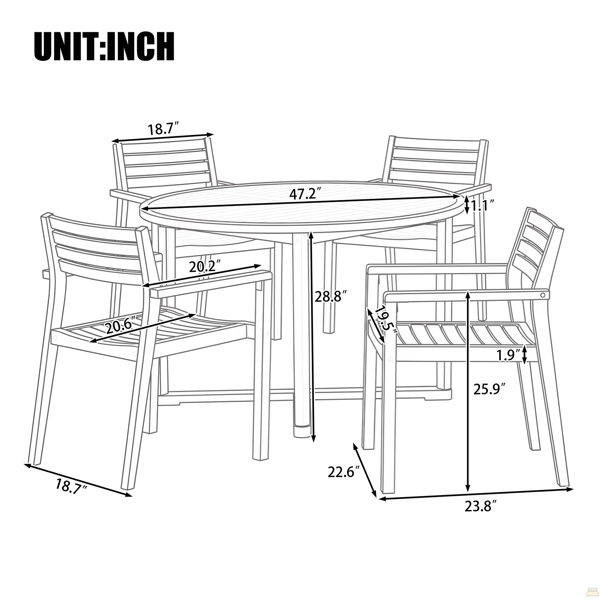Dimensions du produit