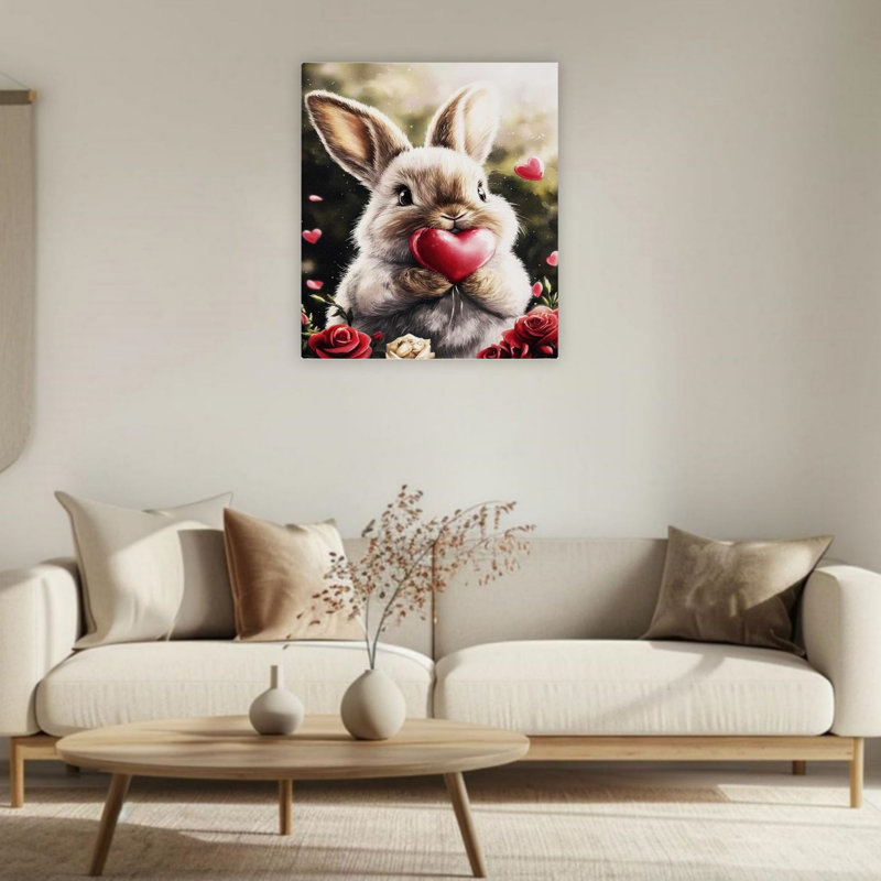 Art mural rétro sur toile 24 "x 36"