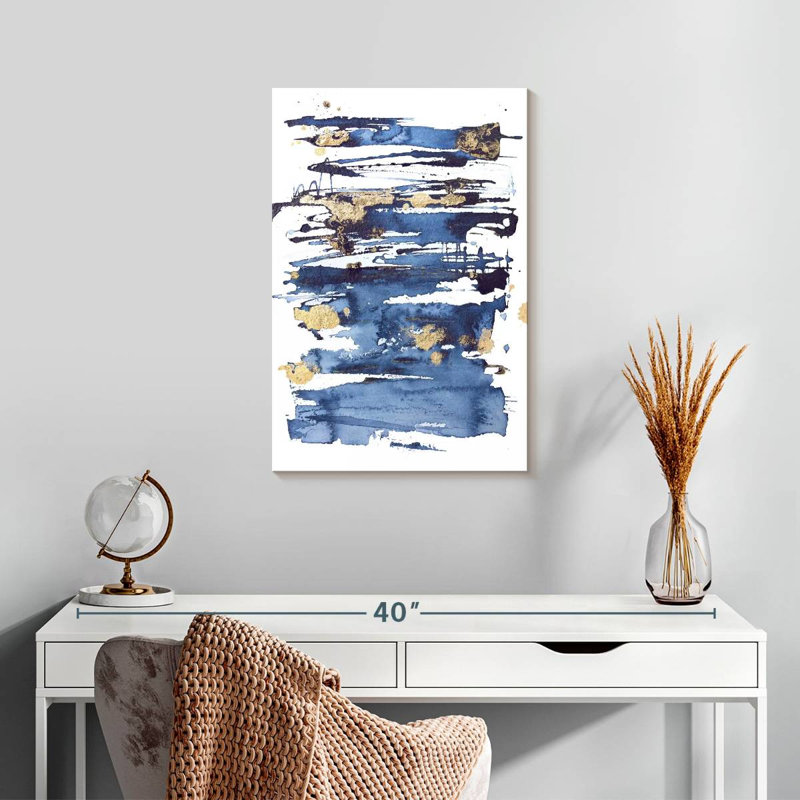 Avery Blue Rapture II, 24" H x 16" W