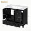 Meuble-lavabo simple 36 po avec plateau en résine Stevana-266077880
