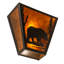 2 - Light Flush Mounted Sconce