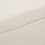  Upholstered Storage Ottoman Bench with Nailhead Trim, Entryway or Bedroom Seating, Beige