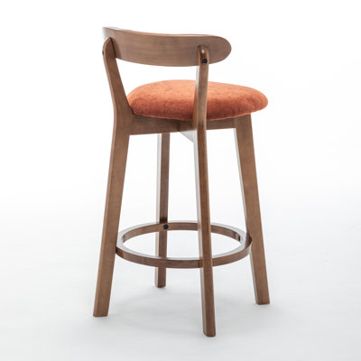 Nordic Solid Wood Bar Stool