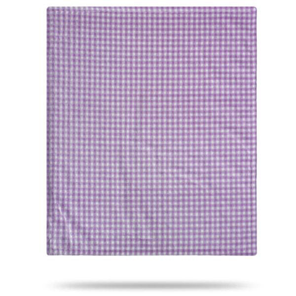 Couverture pour bébé vichy Nagata, Lilas pâle