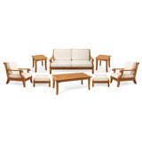 Giva Outdoor 8 - Piece Teak Conversation Set
