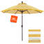 Parasol de patio en oléfine 9 pi 9 pi-681813181