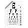 Eye Test Chart - No Frame Print