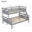 Structure de lit simple avec fond double, pas de sommier tapissier, fabrication en pin robuste pour la chambre à coucher-1884043879