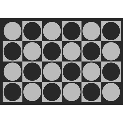 Gangaram Rectangle Geometric Area Rug