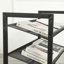 Range-chaussures réglable à 3 niveaux, organisateur de rangement pour chaussures autoportant avec tablettes de rangement convenant à l'entrée principale, vestibule
