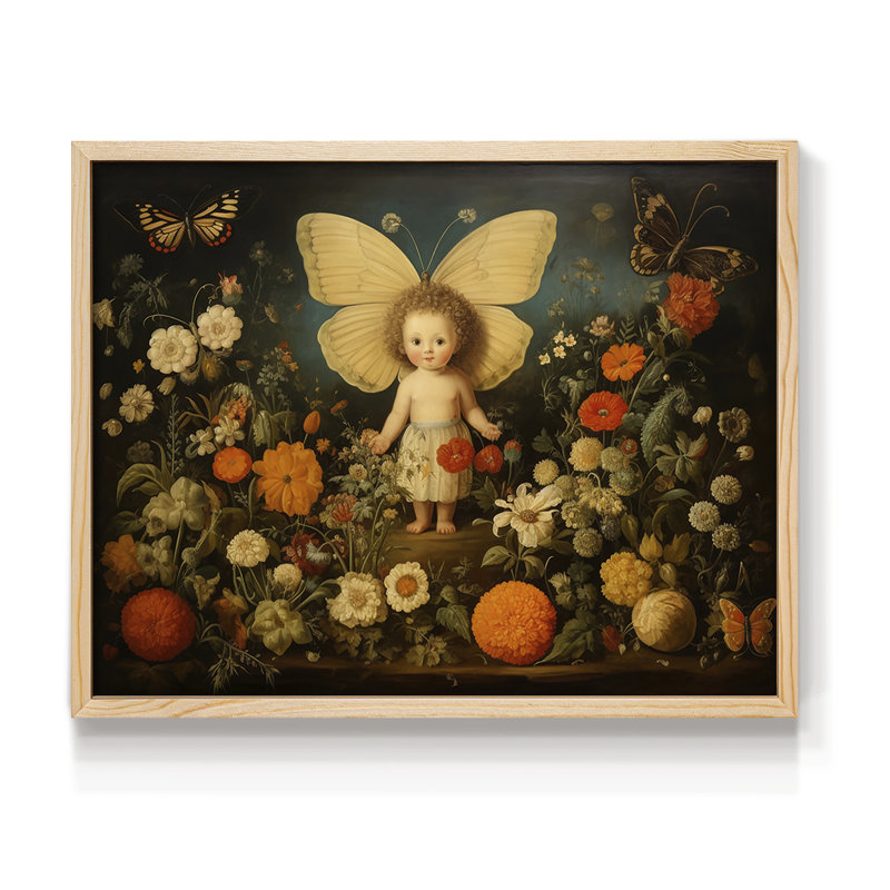 Angels From Above-LVII - Impression encadrée - Restickable, H 8 po x l 10 po, Encadré naturel