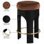 Tabouret de comptoir rembourré en velours Bocceli-1008462359-1008462364