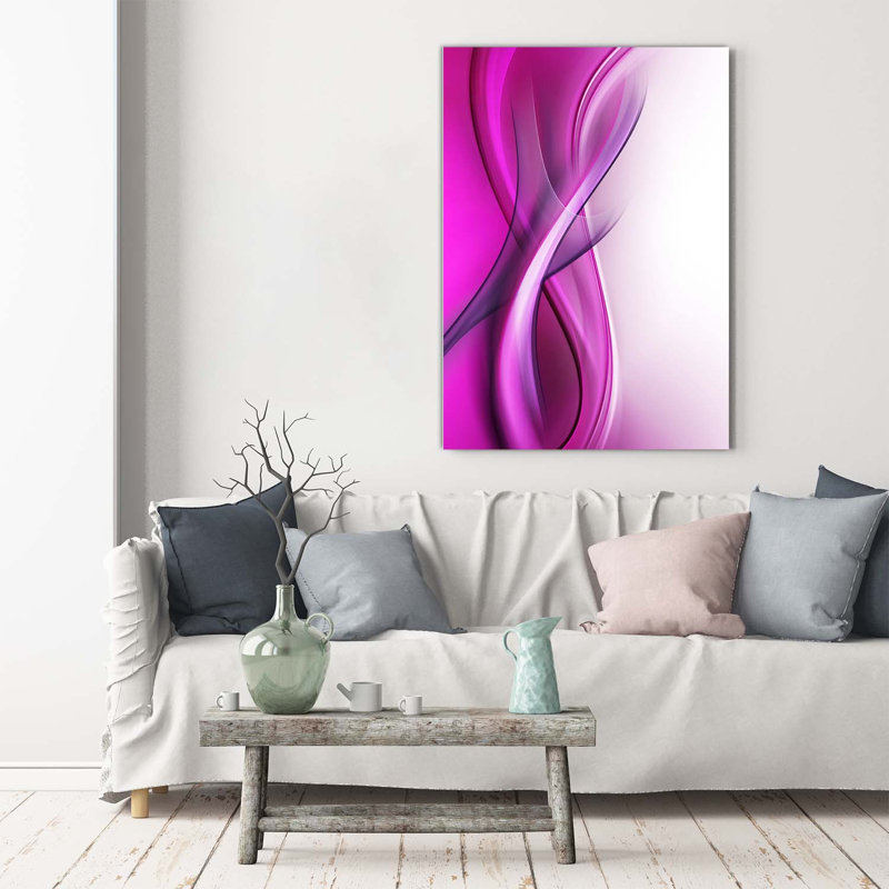 Waves Background - Wrapped Canvas Print