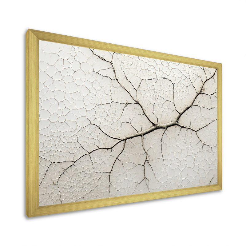 «Monocrhome Sycamore Tree Solitude I», reproduction sur toile, Cadre doré simple, H 24 po x l 32 po x P 1 po